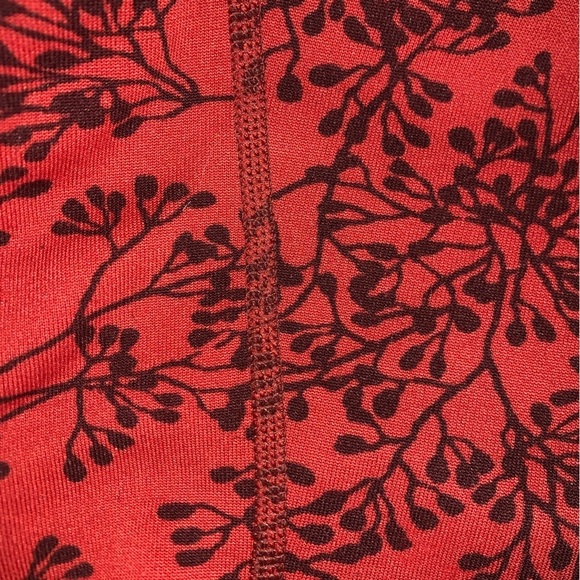 RARE VINTAGE womens Patagonia 1/4 zip Polartec pullover fleece coral branches - Picture 8 of 14